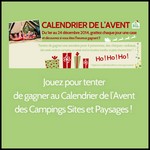 Calendrier de l'Avent Campings Sites et Paysages sur Facebook - anti-crise.fr