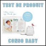 Test de Produit Conso Baby : Couches écologiques NATY - anti-crise.fr