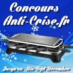 Tirage au Sort de Noël Anti-Crise.fr : Une Pierrade-Raclette pour 10 personnes Téfa à Gagner - anti-crise.fr