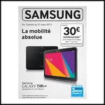 Offre de Remboursement (ODR) Samsung : Jusqu'à 30 € sur TAblette Galaxy Tab 4 - anti-crise.fr
