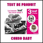 Test de Produit Conso Baby : Transat Leaf Nuna - anti-crise.fr