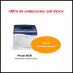 Offre de Remboursement (ODR) Xerox : 100 € sur Imprimante Laser Phaser 6600 - anti-crise.fr