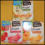 Offre de Remboursement (ODR) Charles & Alice : Mousses de Fruits 100 % Remboursée - anti-crise.fr