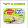 Tests de Produits : Filets de Sardines à l'huile d'olive de Saupiquet - anti-crise.fr