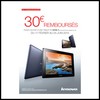 Offre de Remboursement (ODR) Lenovo : 30 € sur Tablette Série A - anti-crise.fr