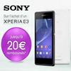 Offre de Remboursement (ODR) Sony : 20 € sur Xperia E3 - anti-crise.fr