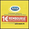 Offre de Remboursement (ODR) Scholl : 1 € pour 2 Produits - anti-crise.fr