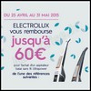Offre de Remboursement (ODR) Electrolux : 60 € sur Aspirateur Balai sans fil Ultrapower - anti-crise.fr