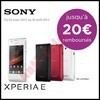 Offre de Remboursement (ODR) Sony : 20 € sur Smartphone Xperia - anti-crise.fr