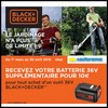 Bon Plan Black + Decker / Castorama : Batterie 36 V pour 10 € de Plus - anti-crise.fr