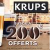Offre de Remboursement (ODR) Krups : 200 € sur Machine Espresso avec Broyeur de Grains - anti-crise.fr