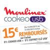 Offre de Remboursement (ODR) Moulinex : 15 € sur Cookeo USB - anti-crise.fr
