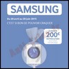 Offre de Remboursement (ODR) Samsung : 200 € sur Lave-Linge - anti-crise.fr