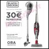 Offre de Remboursement (ODR) Black + Decker : 30 € sur Aspirateur Balai Ora - anti-crise.fr