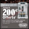 Offre de Remboursement (ODR) Delonghi : 200 € sur Robot Café 2015 - anti-crise.fr