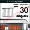 Bon Plan Magimix : 1 Pince à Toasts Inox Offerte pour 1 € de plus - anti-crise.fr