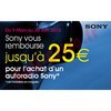 Offre de Remboursement Sony : 25 € sur votre Autoradio - anti-crise.fr