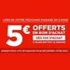 Bon Plan Bon d'Achat de 5€ dès 50€ chez Géant Casino