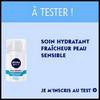 Test de Produit Nivéa Men : Soin Hydratant Fraîcheur Peau Sensible » X065 - anti-crise.fr