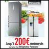 Offre de Remboursement Panasonic : 200 € sur Réfrigérateur - anti-crise.fr