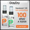 Test de Produit Beauté Test : Déodorant 120 Soin probiotique DayDry - anti-crise.fr