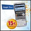 Offre de Remboursement Casio : 15 € sur Calculatrice Graph 75+E - anti-crise.fr