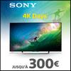 Offre de Remboursement Sony : 300 € sur Téléviseur 4K Ultra HD - anti-crise.fr