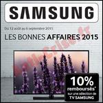 Offre de Remboursement Samsung : 10 % sur les TV - anti-crise.fr