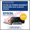 Offre de Remboursement Epson : 200 € sur Imprimante Photo SC-P600 + Encre - anti-crise.fr