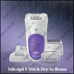 Test de Produit Envie de Plus : Silk-épil 5 Wet & Dry de Braun - anti-crise.fr