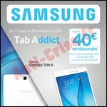 Offre de Remboursement Samsung : 40 € sur Tablette Galaxy Tab A- anti-crise.fr