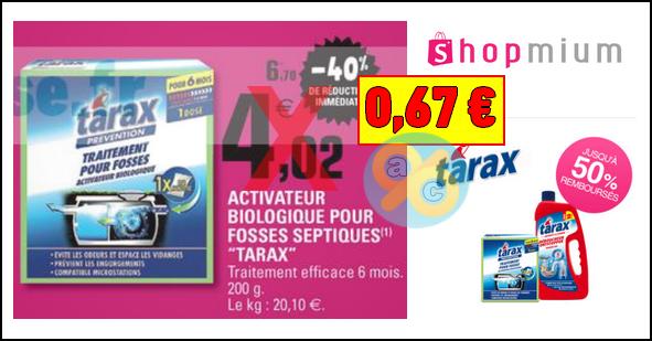 Activateur biologique pour fosses : traitement 6 mois 200g TARAX