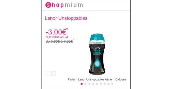 Shopmium  Lenor Unstoppables
