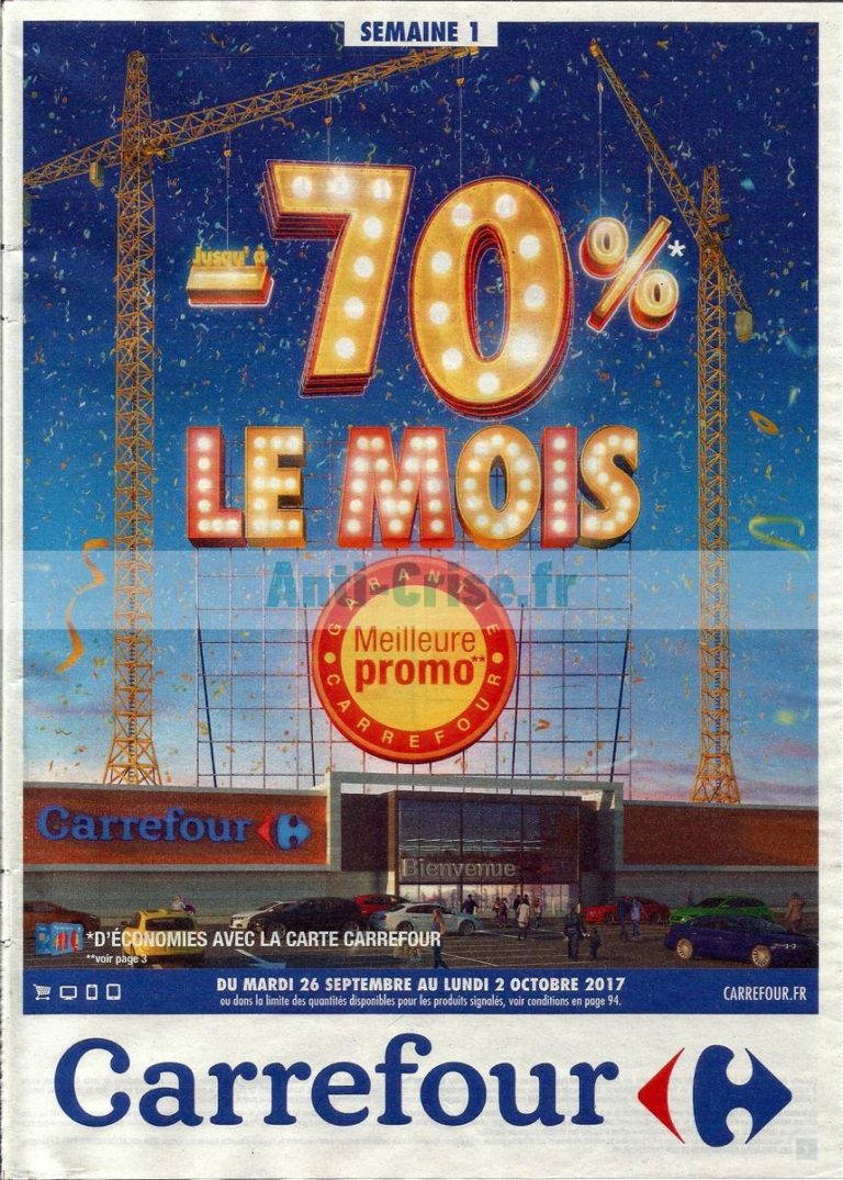 Anti-crise.fr | Carrefour Du 26 Septembre Au 2 Octobre 2017 (Le Mois ...