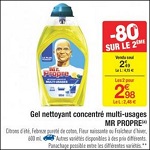 Bon Plan Gel Concentré Mr Propre chez Carrefour - anti-crise.fr