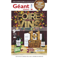 Foire aux vins geant casino 2020 catalogue