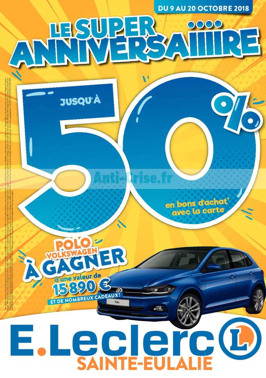 Anticrise.fr Catalogue Leclerc du 09 au 20 octobre 2018 (Sainte
