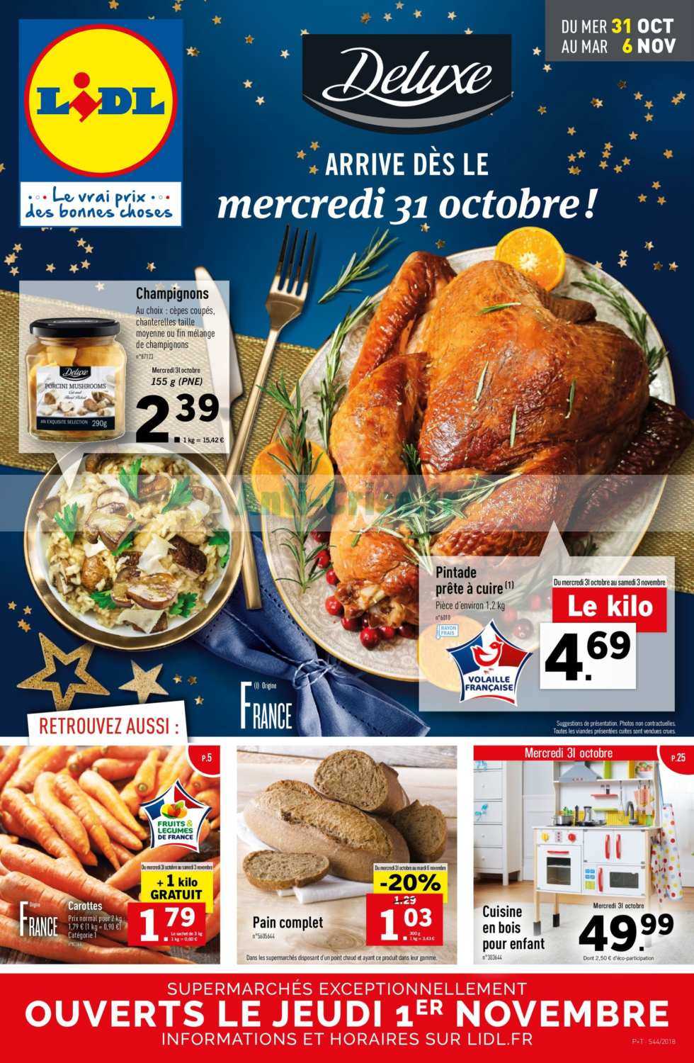 Anticrise.fr Catalogue Lidl du 31 octobre au 06 novembre 2018LIDL