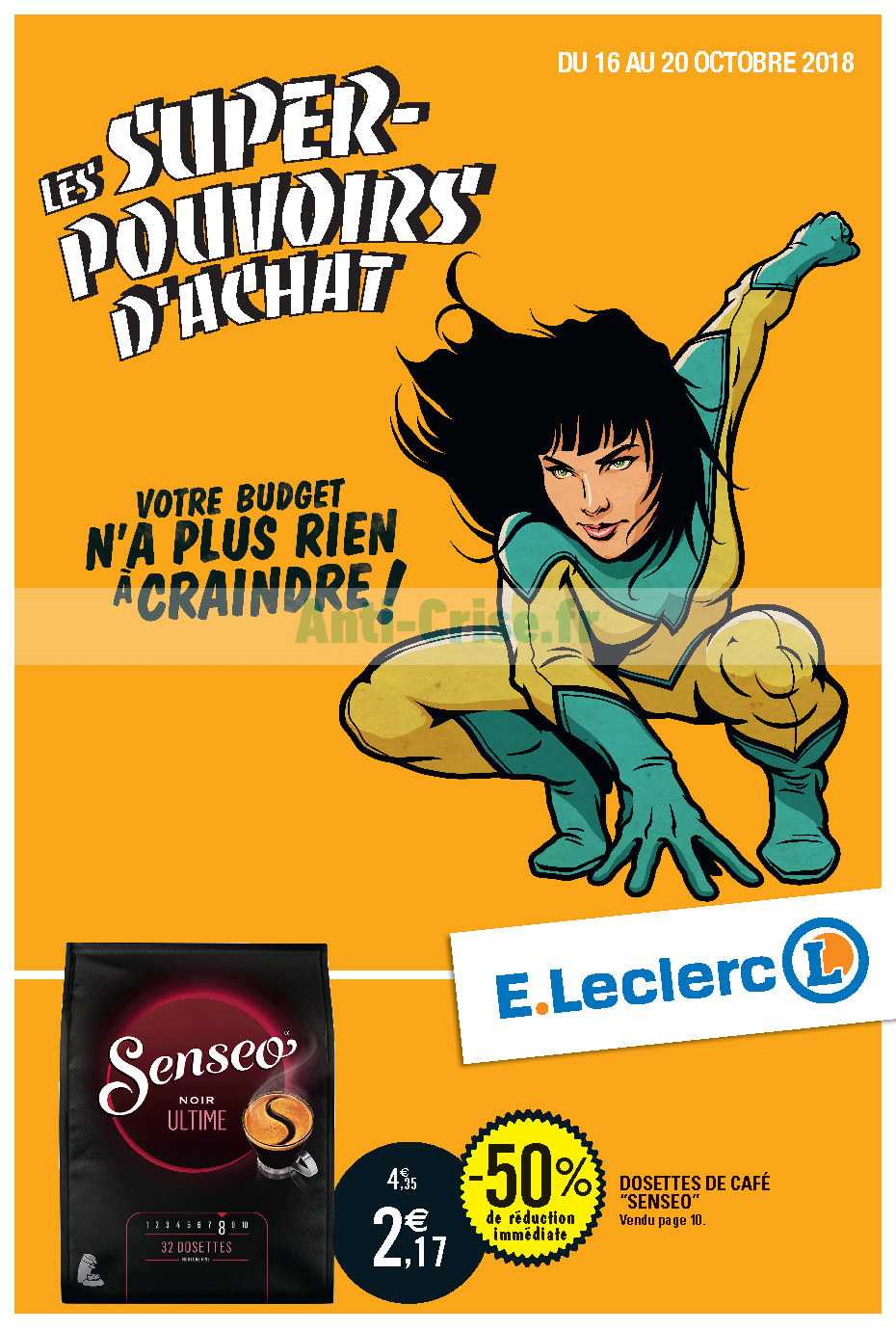 Anticrise.fr Catalogue Leclerc du 16 au 20 octobre 2018 (Paris)LECLERC LOCAL le nouveau