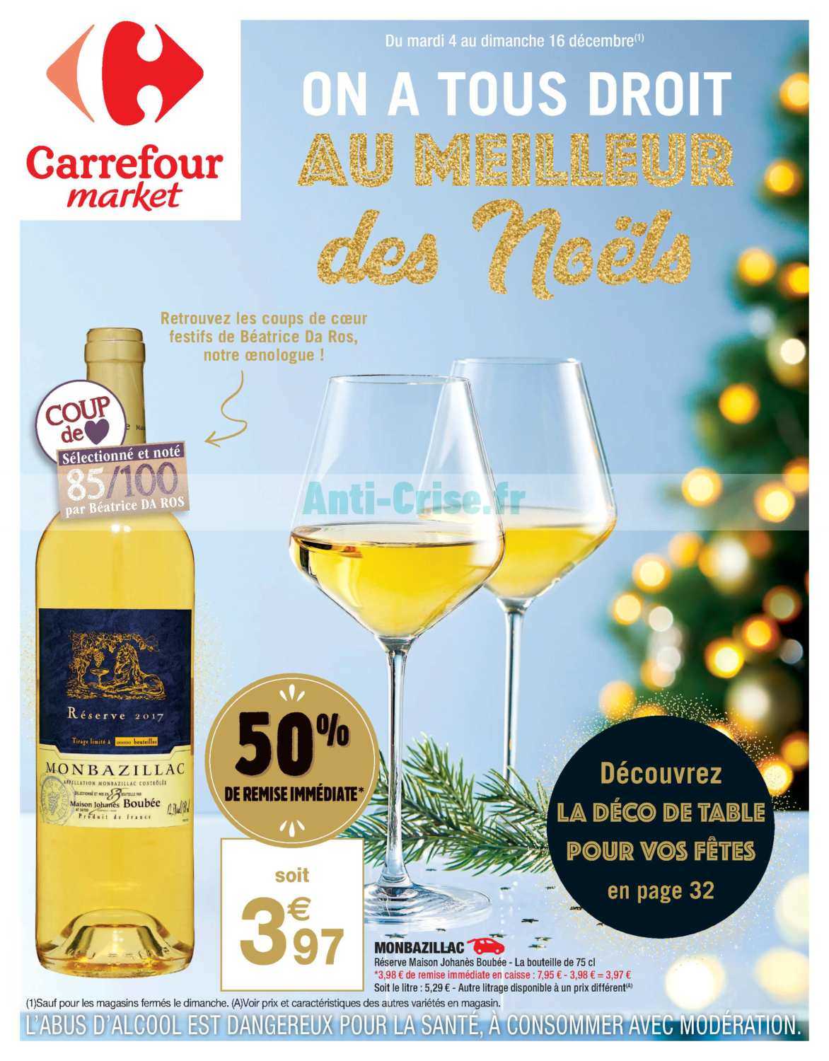 Anti-crise.fr | Catalogue Carrefour Market du 04 au 16 décembre 2018