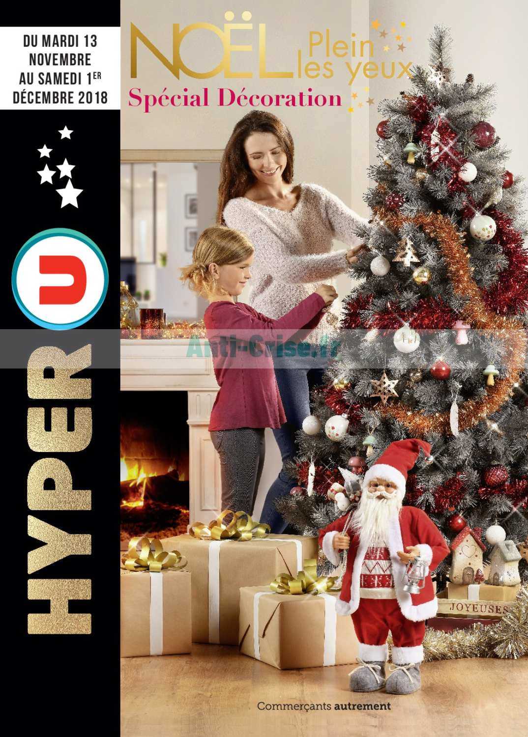Catalogue Hyper U du 13 novembre au 01 décembre 2018 (Décorations de