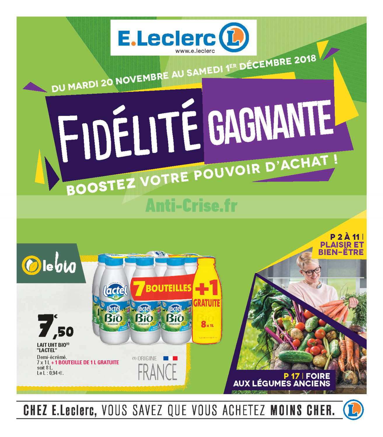 Anticrise.fr Catalogue Leclerc du 20 novembre au 01 décembre 2018