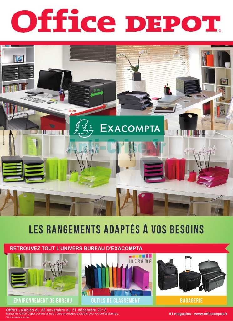 Anticrise.fr Catalogue Office Dépôt du 26 novembre au 31 décembre