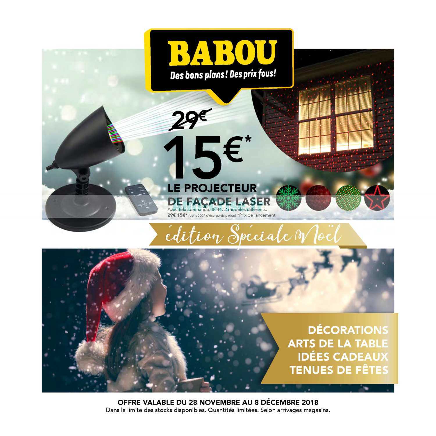 Anti-crise.fr | Catalogue Babou Du 28 Novembre Au 08 Décembre 2018B&M ...