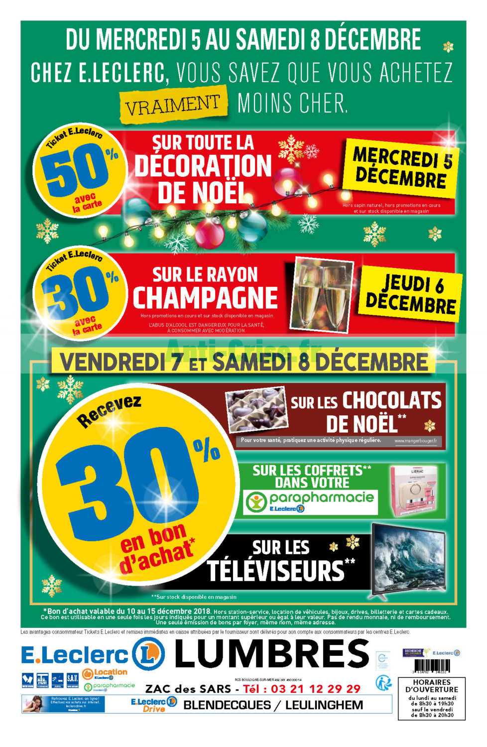 Anticrise.fr Catalogue Leclerc Local du 05 au 08 décembre 2018