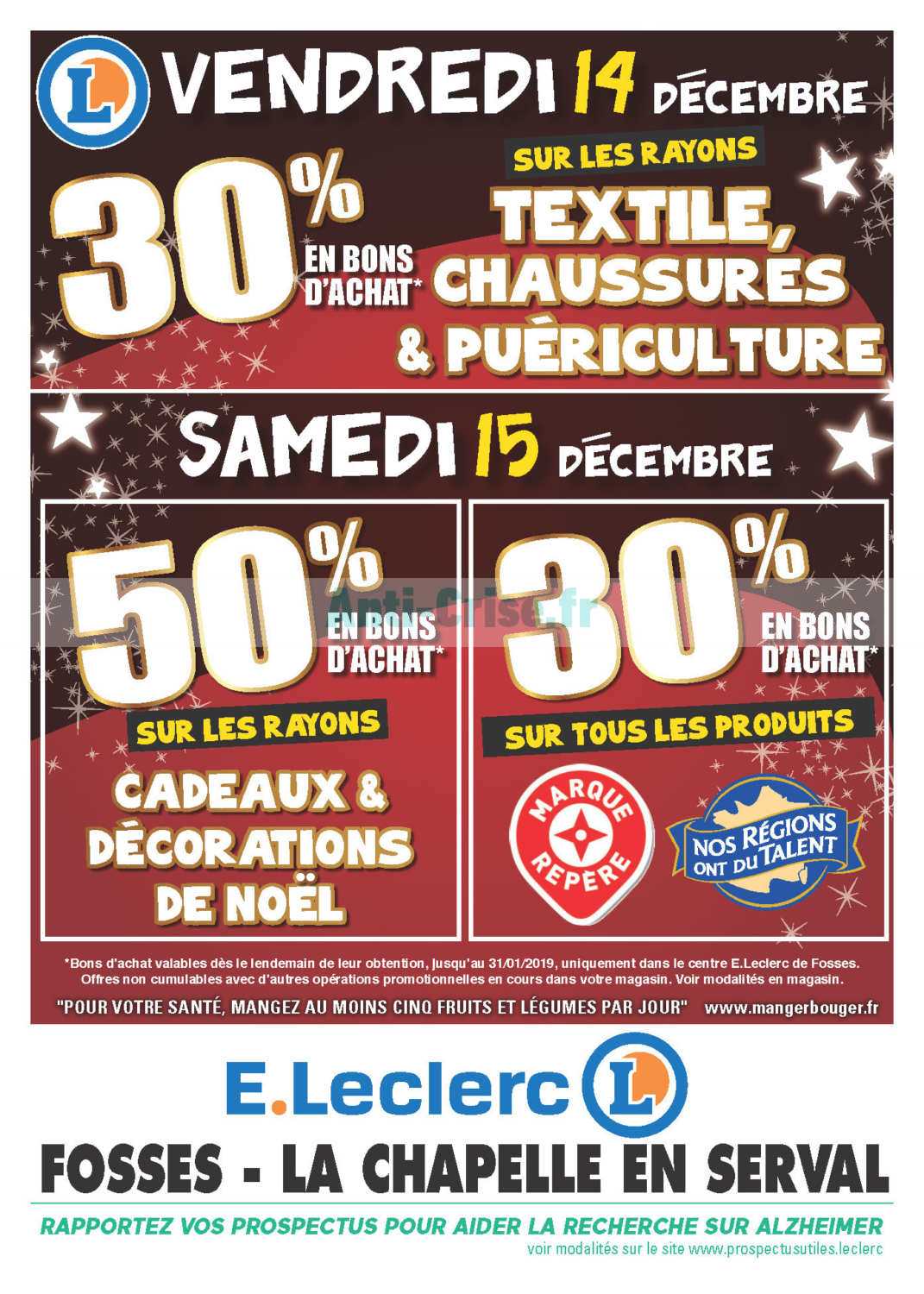 Catalogue Leclerc Local Du 14 Au 16 Decembre 2018 Fosses La