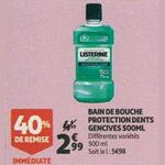Bon Plan Bain de Bouche Listérine chez Auchan Supermarché - anti-crise.fr