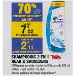 Bon Plan Shampoing Head & Shoulders chez Carrefour Market (08/01 - 20/01) - anti-crise.fr