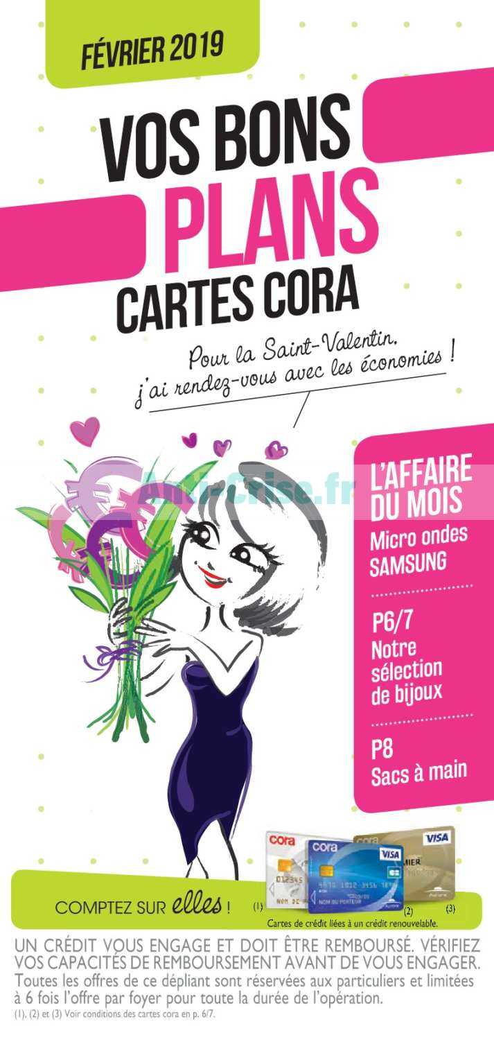 Combien J'ai Sur Ma Carte Cora CORA : le nouveau catalogue du 01 au 28 février 2019 est disponible
