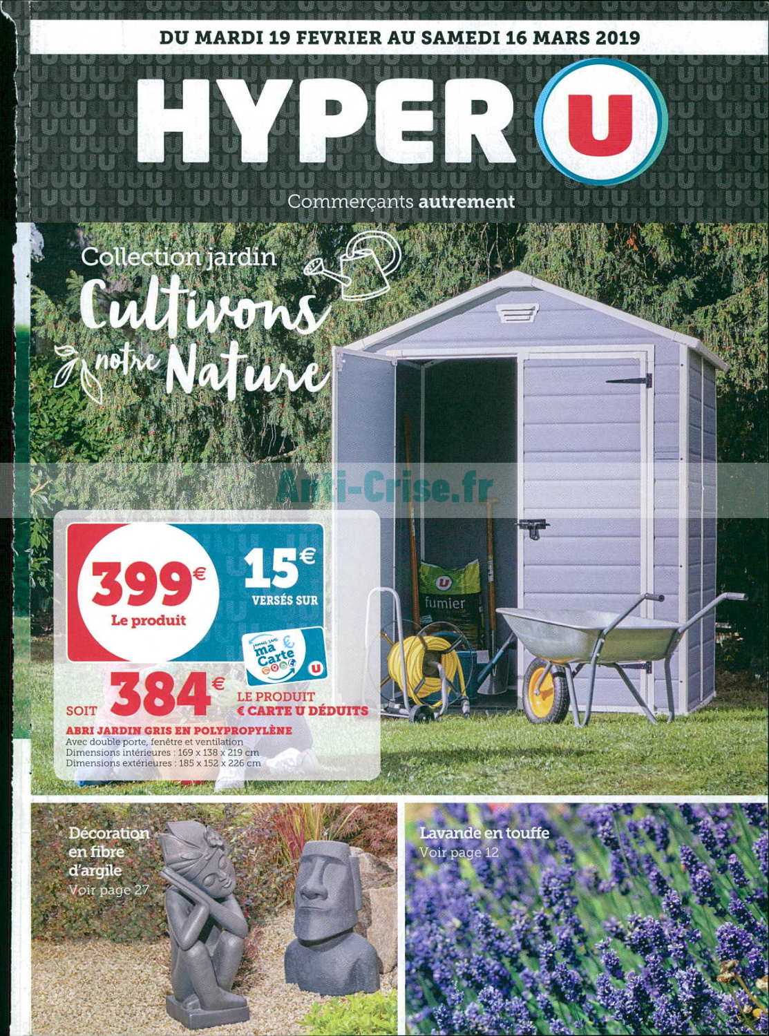 Catalogue Hyper U Du 19 Fevrier Au 16 Mars 2019 Jardin